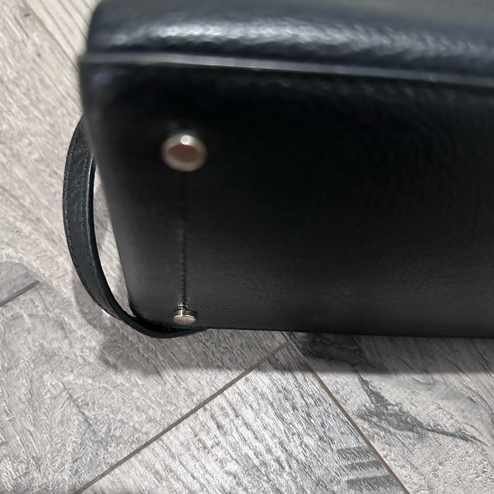 Kate Spade Black Leather Tote Bag - Picture 6 of 10